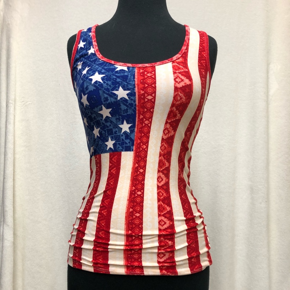 Small American Flag Tank Top (Rue21)